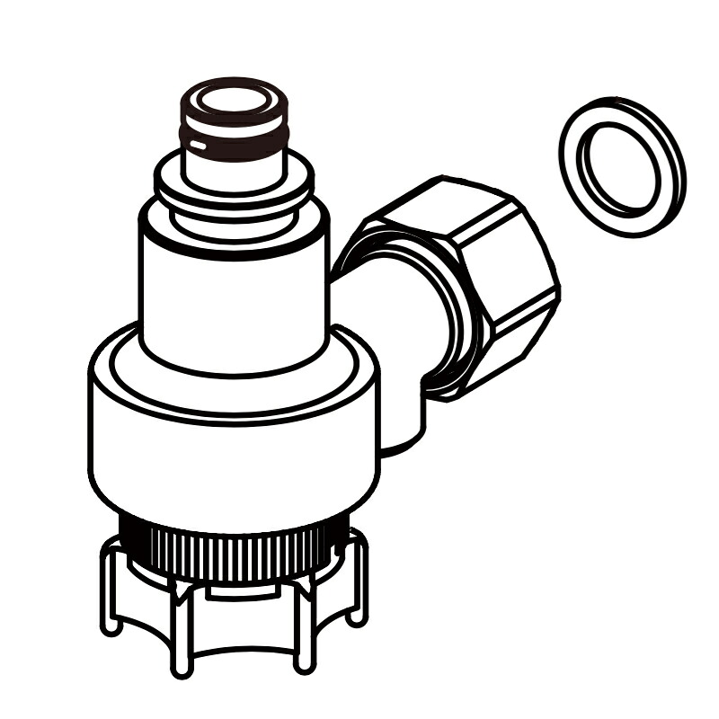 LIXIL（INAX）　逆止弁付流量調節栓（水側）　【品番：A-7972】【14】
