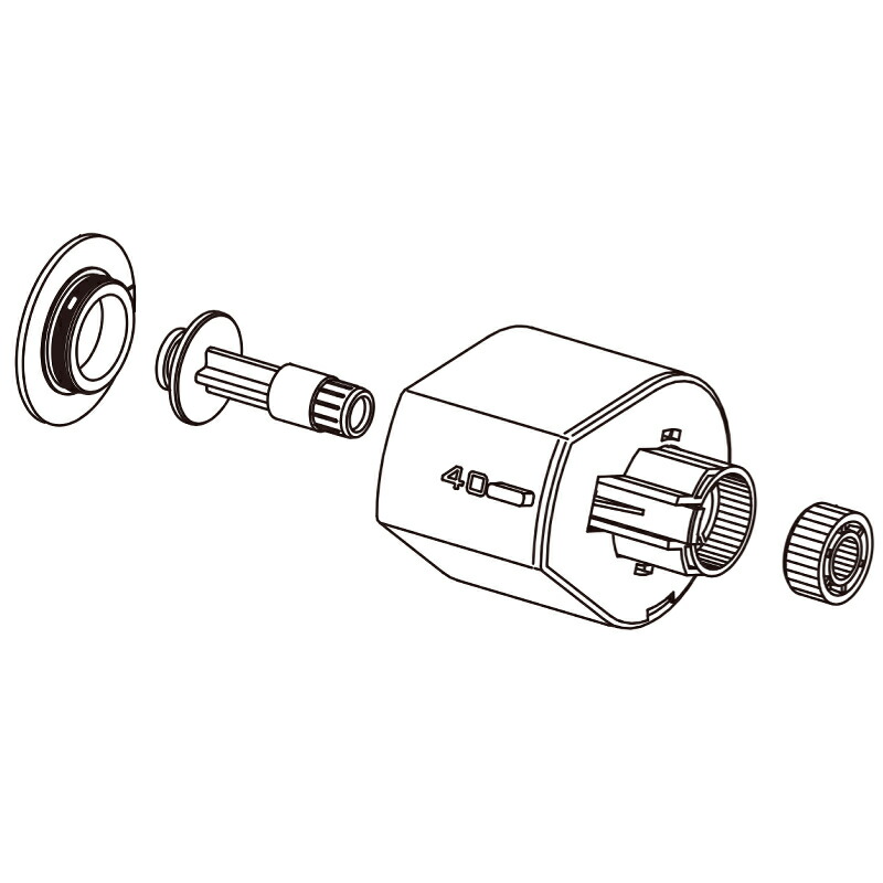 LIXIL（INAX）　温調ハンドルASSY　【品番：A-7996-13】【14】