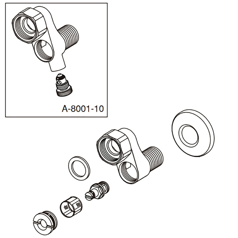 LIXIL（INAX）　取付脚（寒冷地用）　【品番：A-8001-10】【14】
