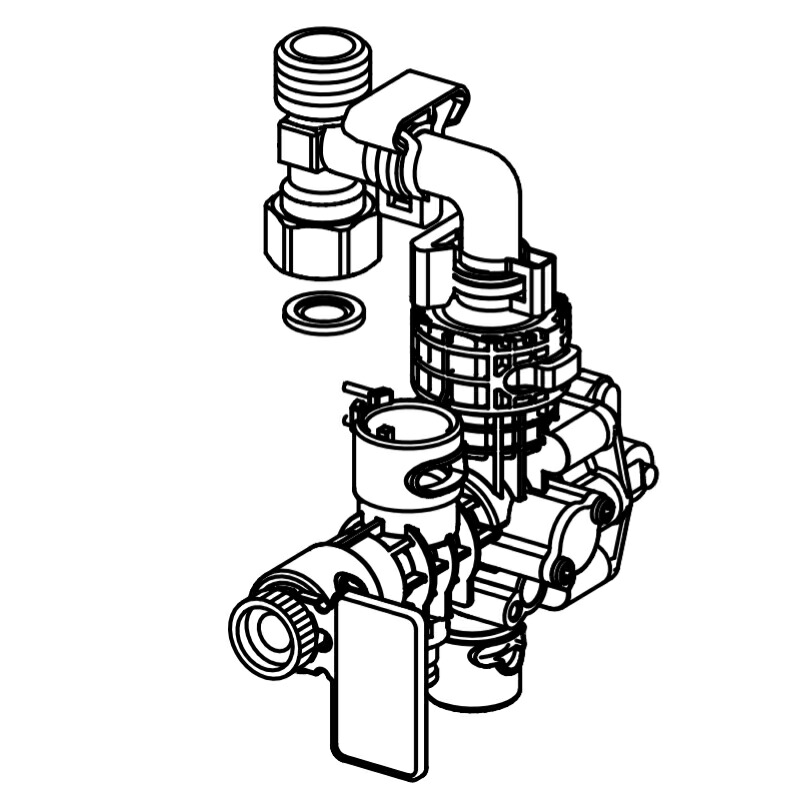 LIXIL（INAX）　分岐金具付給水バルブASSY　【品番：A-9068-11】【14】