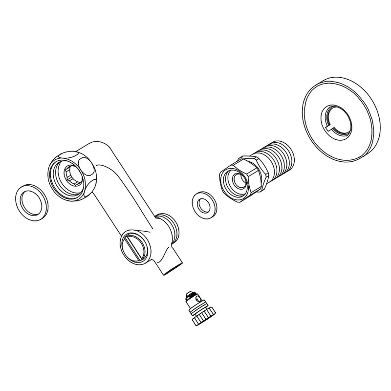 LIXIL（INAX）　取付脚（止水栓、水抜栓付）　【品番：A-9653-10】【14】