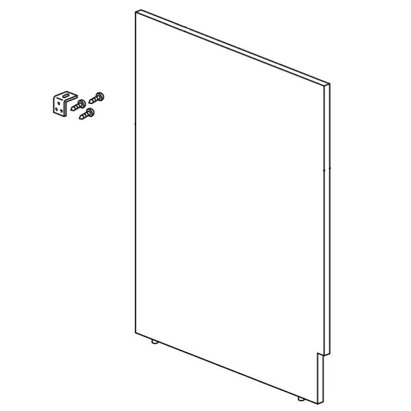 LIXIL（INAX）　側板ASSY（L）　【品番：KGAZ2779/PCS1】【14】
