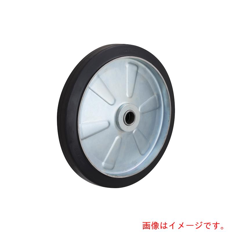 イノアック車輪（INOAC）　中荷重用キャスターゴム車輪付タイプ　３００径　車輪のみ　【品番：GR300W】