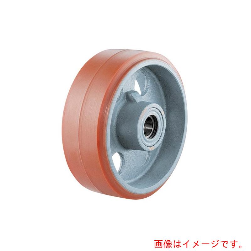 イノアック車輪（INOAC）　重荷重用キャスターダクタイル製芯金ログラン車輪付タイプ　１８０径　車輪のみ　【品番：NU180X50W】