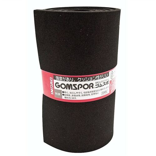 イノアックコーポレーション（INOAC）　ゴムスポンジロール　厚さ５ＭＭ　幅１５０ＭＭ　黒　【60個】　【品番：N14-5150M】