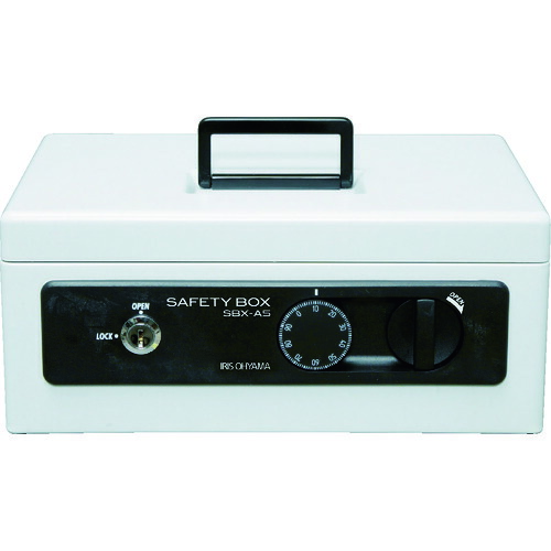 アイリスオーヤマ　ＩＲＩＳ　５５８２３０　手提げ金庫　ＳＢＸ－Ａ５　グレー　【品番：SBX-A5-GY】
