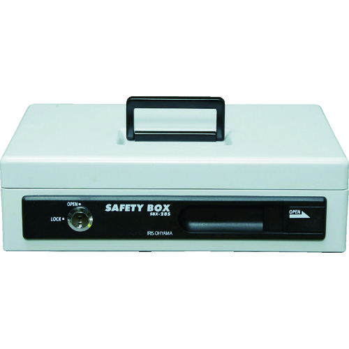 アイリスオーヤマ IRIS 558228 手提げ金庫 SBX-A5S グレー 【品番:SBX-A5S-GY】