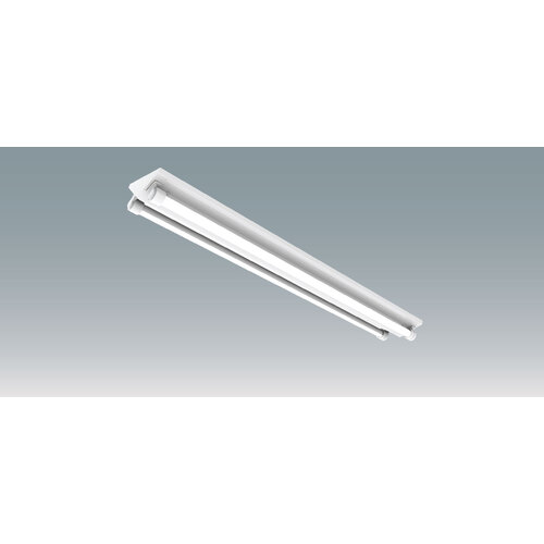 アイリスオーヤマ　ＩＲＩＳ　ＬＥＤ照明器具　２８５５７０　直管用専用器具　防湿器具　逆富士　４０形　２灯　片側給電　ガラス管専用　Ｗ２００　　オイルミスト対応　【品番：IRLDFL42BFJG-K】