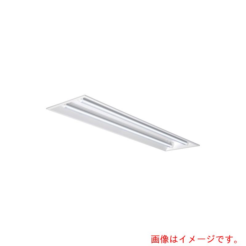 アイリスオーヤマ ＩＲＩＳ ２４３６６１ 電源内蔵ランプ用器具 埋込下面開放型 ２灯 ４０形 【品番：IRLDFL42UK-K】
