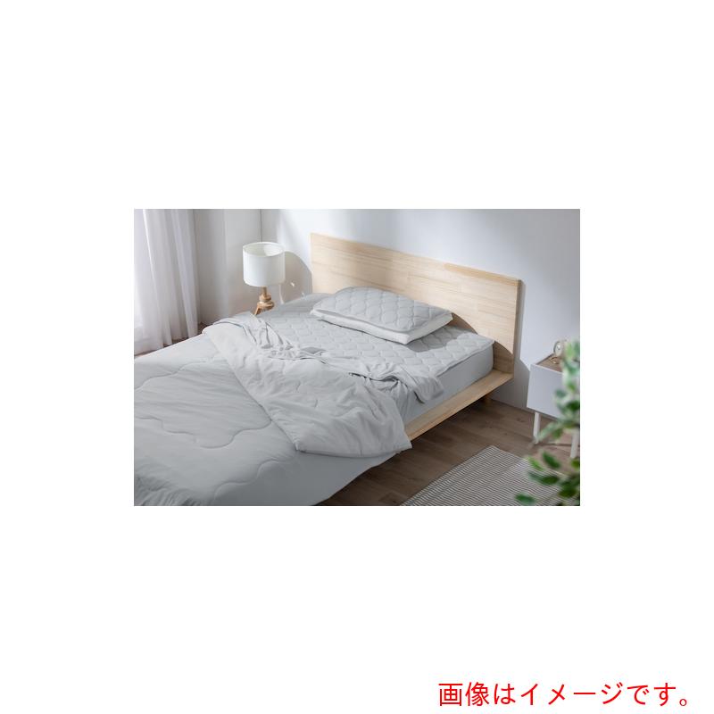 アイリスオーヤマ　ＩＲＩＳ　１０４０３４　冷感敷きパッド　セミダブル　ライトグレー　【品番：BSP-NS3-SD-RH】