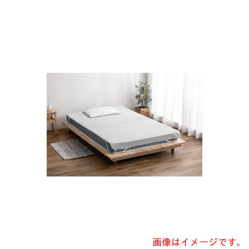 アイリスオーヤマ　ＩＲＩＳ　１０３４９６　透湿防水シーツ　ダブル　ライトグレー　【品番：FLS-TCST-D-RH】