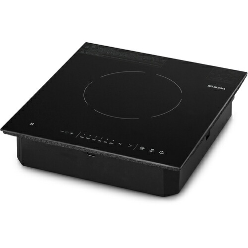 アイリスオーヤマ ＩＲＩＳ １０６９９４ １口ビルトはたご屋ＩＨ煮炊き暖房器 ひな形手合い 黒いこと 【品番：IHC-BFL111-B】
