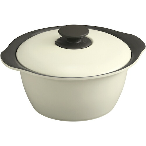 アイリスオーヤマ ＩＲＩＳ １０４１５７ 無加水鍋 ２４ｃｍ ディープアイボリー 【品番：MKS-24-IV】 キッチン用品・食器・調理器具-その他