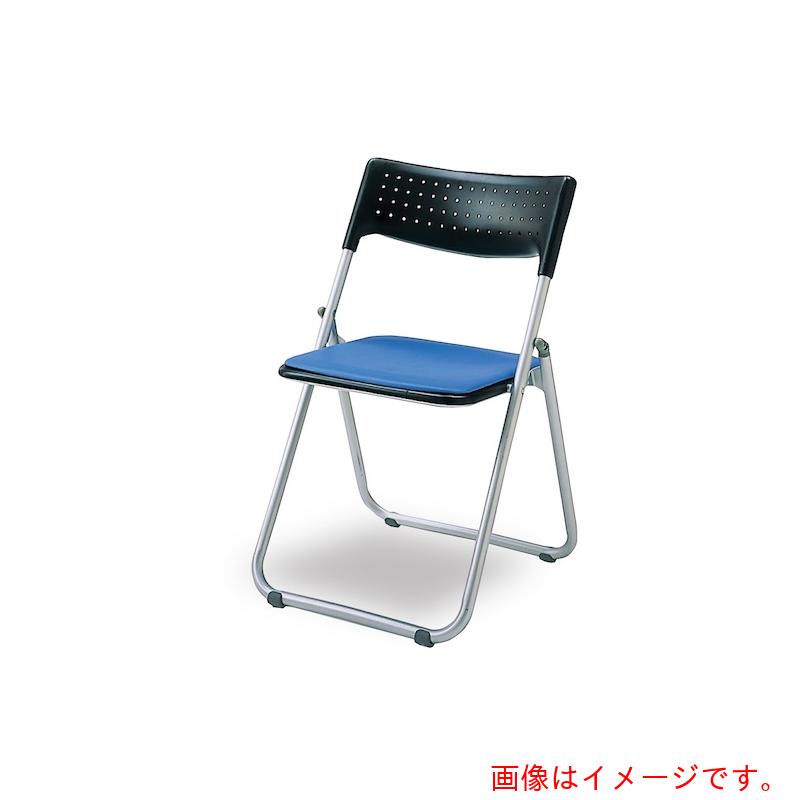 花ショウブチトセ（IRIS） 垂直方向スタックフォールディングチェアー ＳＳつづき物 【5個】 【品番：SS-A127N BL】