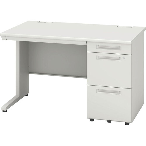 【別途送料あり】アイリスチトセ（IRIS） 片袖机 ＳＳＤＨ デスク Ｗ１２００ ナチュラル 【品番：SSDH-127K-N】