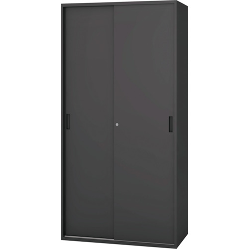 【別途貨物輸送あり】花ショウブチトセ（IRIS） 引戸書庫 Ｈ１８００ 黒いこと 【品番：SSN45-18S-B】