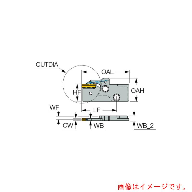 イスカルジャパン　ドゥーグリップ　突っ切り・溝入れ加工用アダプタ　ＤＧＡＤ／ＨＧＡＤ－ＲＥ／ＬＥ－ＪＨＰ　【品番：DGAD 3LE-D38-JHP】