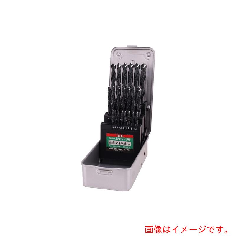 イシハシ精工（ISF）　ウルトラ武蔵ドリル　２１本組セット　【品番：UMD-21S】