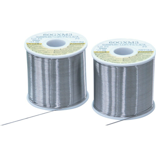 石川金属元素 ６０ＧＸＭ３（すず６０％／鉛４０％）－０．５粍－５００ｇ 【10個】 【品番：60GXM3-05-0500-10】