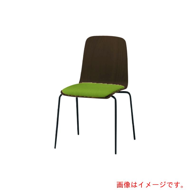 イトーキ（ITOKI）　ノットワーク背座一体チェア座パッド付　背座ラスティックビーチＤ・脚サテンブラック・ウレタンレザーブラック　【品番：KLL-120DK-TNT1】