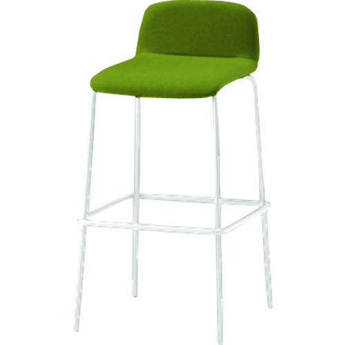 【別途貨物輸送あり】イトーキ（ITOKI） ノットワークハイチェア張りぐるみ 脚白いこと・布切れ岩礁緑であること 【品番：KLL-133C1-W9Q3】