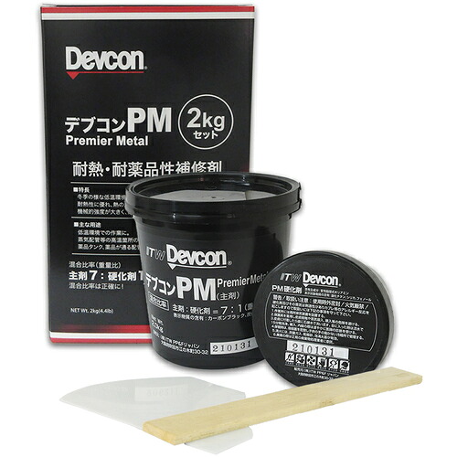 ITWパフォーマンスポリマーズ＆フルイズジャパン ＤＥＶＣＯＮ 割り増し金金属元素 パティー状取りつくろう剤（耐薬品＆耐腐蝕） ２．０ｋｇ 【品番：DV207072】
