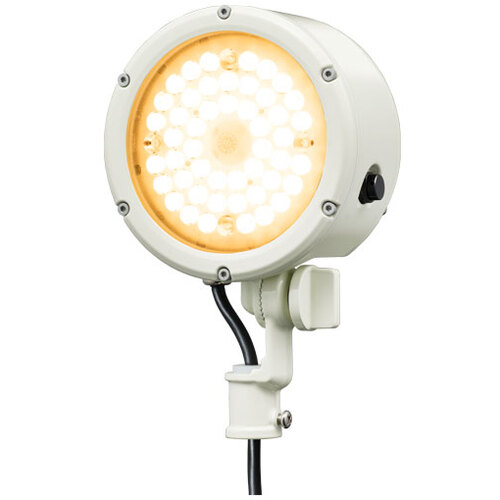 岩崎電気（EYE）　小型ＬＥＤ投光器　（３３Ｗ／中角／電球色／白）　【品番：E30015M/LSAN9/W】