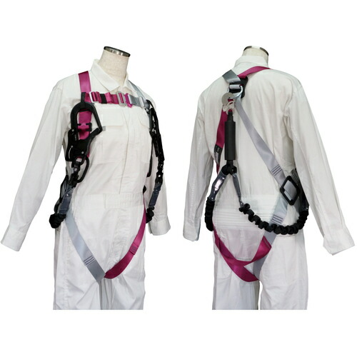 ジェフコム（JEFCOM）　ＪＥＦＣＯＭ　ハーネスランヤードセット（女性専用）　【品番：HS-50DS-A】