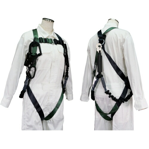 ジェフコム（JEFCOM）　ＪＥＦＣＯＭ　ハーネスランヤードセット（女性専用）　【品番：HS-50DS-B】