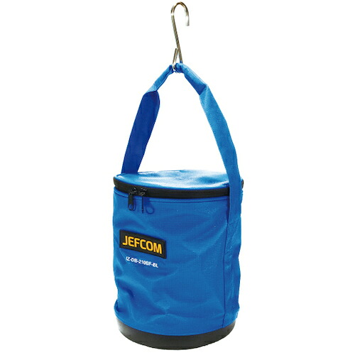 ジェフコム（JEFCOM）　ＪＥＦＣＯＭ　電工カルバケツ（プラスチック底・フタ付）　【品番：IZ-DB-210BF-BL】