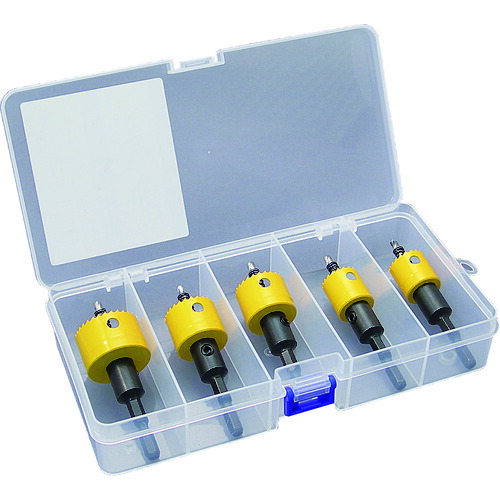 ジェフコム（JEFCOM）　ＤＥＮＳＡＮ　充電バイメタルホールソー（薄刃タイプ）　セット　【品番：JHU-2133】
