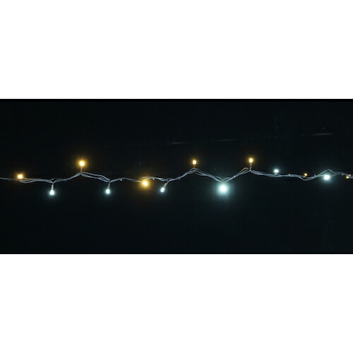 ジェフコム（JEFCOM）　ＪＥＦＣＯＭ　ＬＥＤストリングＳＪＸ（ランダム点滅タイプ）１０Ｍ・白電球色　【品番：SJX-NHA05-10WL】