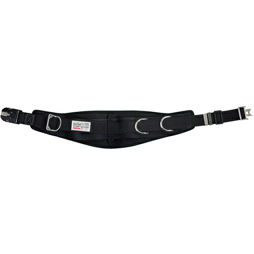 ジェフコム（JEFCOM）　ＪＥＦＣＯＭ　ワークポジショニング用器具　ワンタッチバックル　Ｄ環２個　【品番：WP-R320DS-2BK】