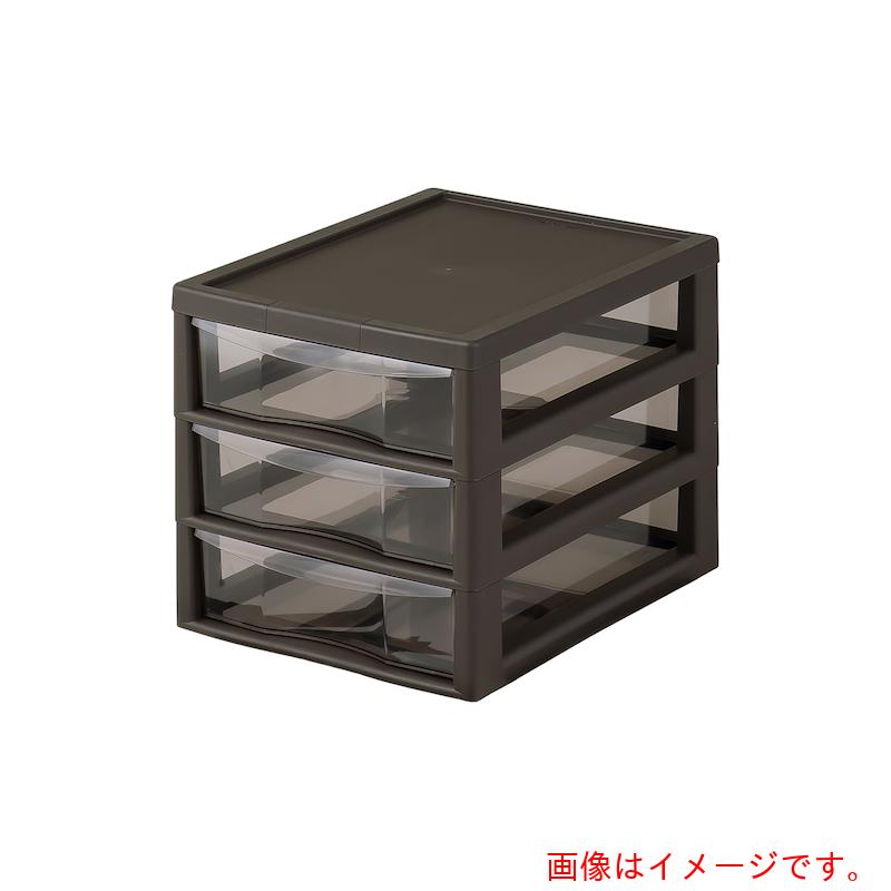 【別途送料あり】JEJアステージ　アプロスＢ４　深３段　ダークブラウン　【6個】　【品番：APLOSB4FUKA3-DB】