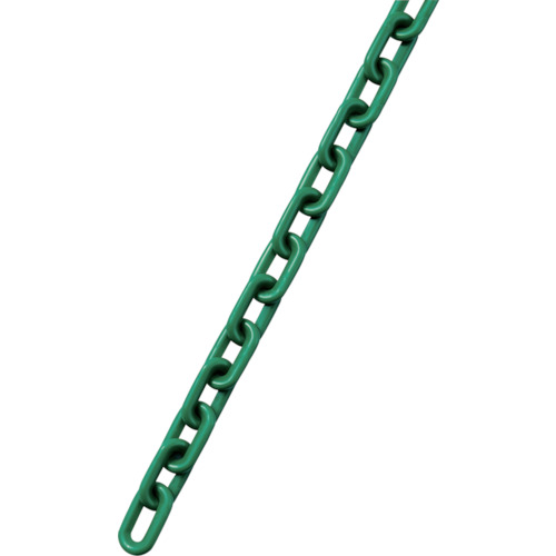 日本緑十字社 緑十字 可塑性物質チェーン店 緑 ＰＴ－８２０Ｇ 長さ２０ｍ（線径８粍Φ） ポリエチレン 【品番：284081】
