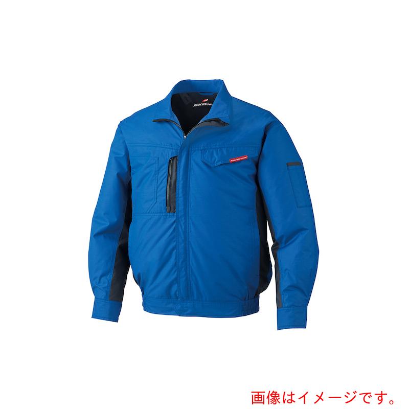 自重堂　空調服長袖ブルゾン　ロイヤル　ブル－　４Ｌ　【品番：87090-080-4L】