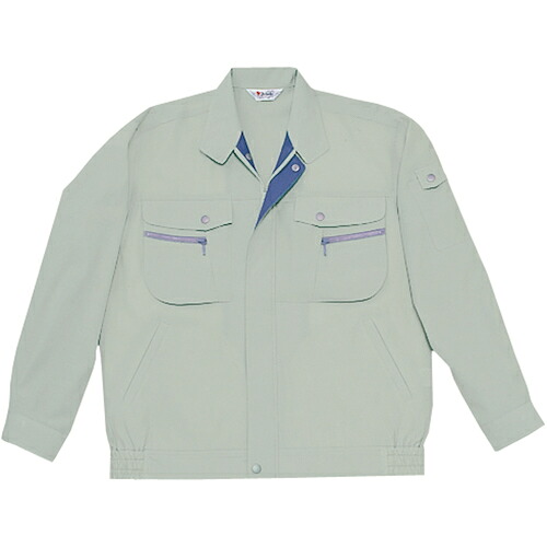 自重堂 上衣 地べた緑であること Ｍ 【品番：4400-039-M】 安全・保護用品-DIY・工具-その他