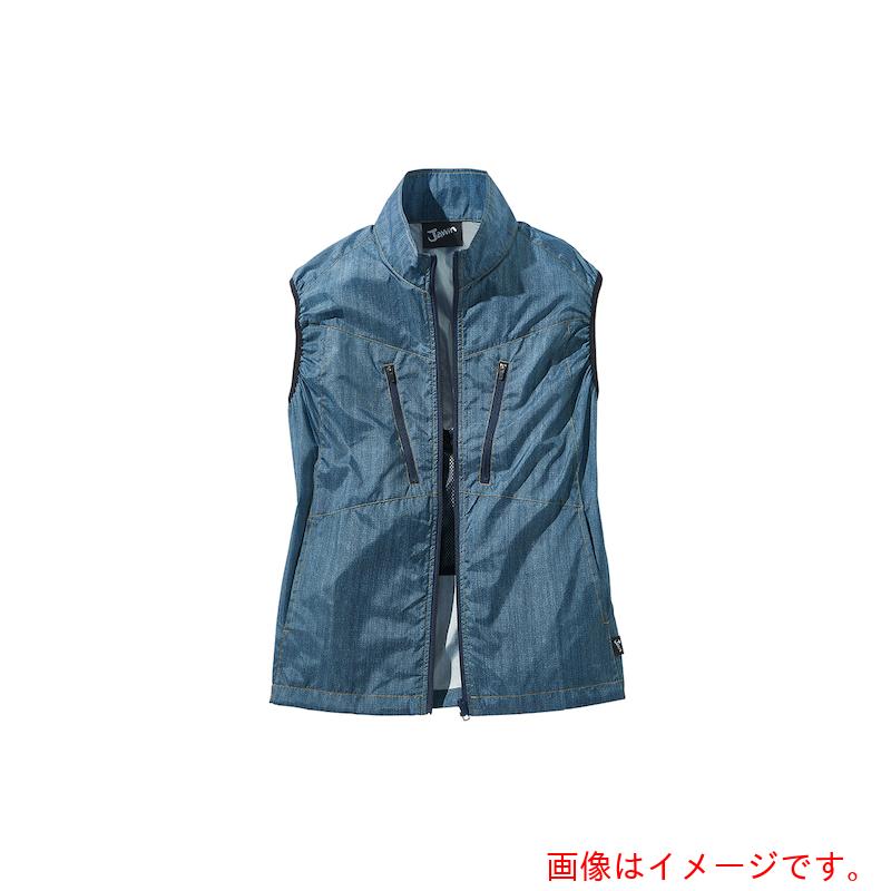 自重堂　空調服ベストインディゴ　【品番：54060-143-LL】