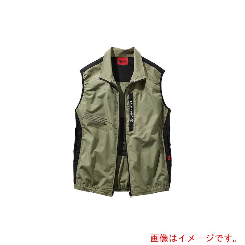 自重堂　空調服ベスト　カ－キ　５Ｌ　【品番：54140-013-5L】