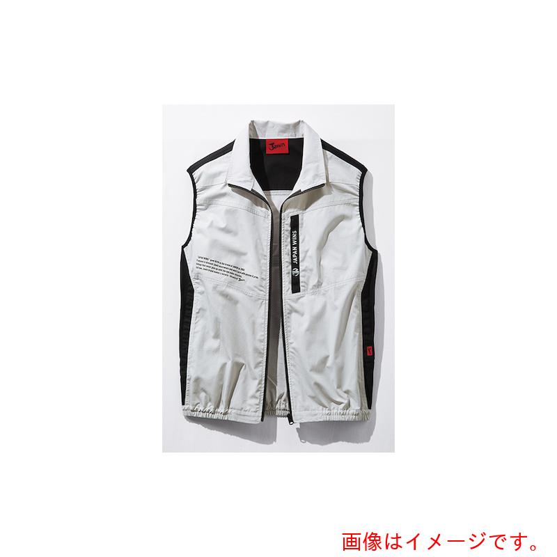 自重堂　空調服ベスト　シルバ－　４Ｌ　【品番：54140-036-4L】