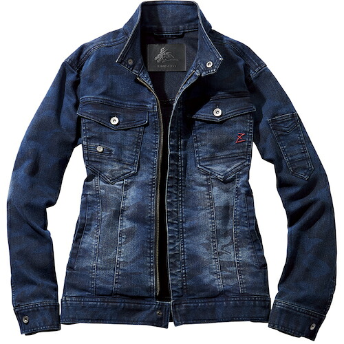自重堂　ジャンパー　インデイゴカモフラ　Ｌ　【品番：71600S-156-L】 5,950円