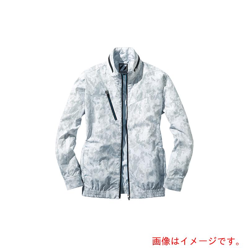 自重堂　空調服長袖ブルゾン　シルバ－カモフラ　ＳＳ　【品番：74050-141-SS】