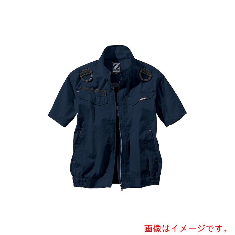 自重堂　空調服半袖ブルゾン　ネ－ビ－　Ｍ　【品番：74130-011-M】 5,348円