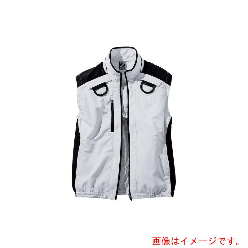 自重堂　空調服ベスト　シルバ－　Ｌ　【品番：74150-036-L】