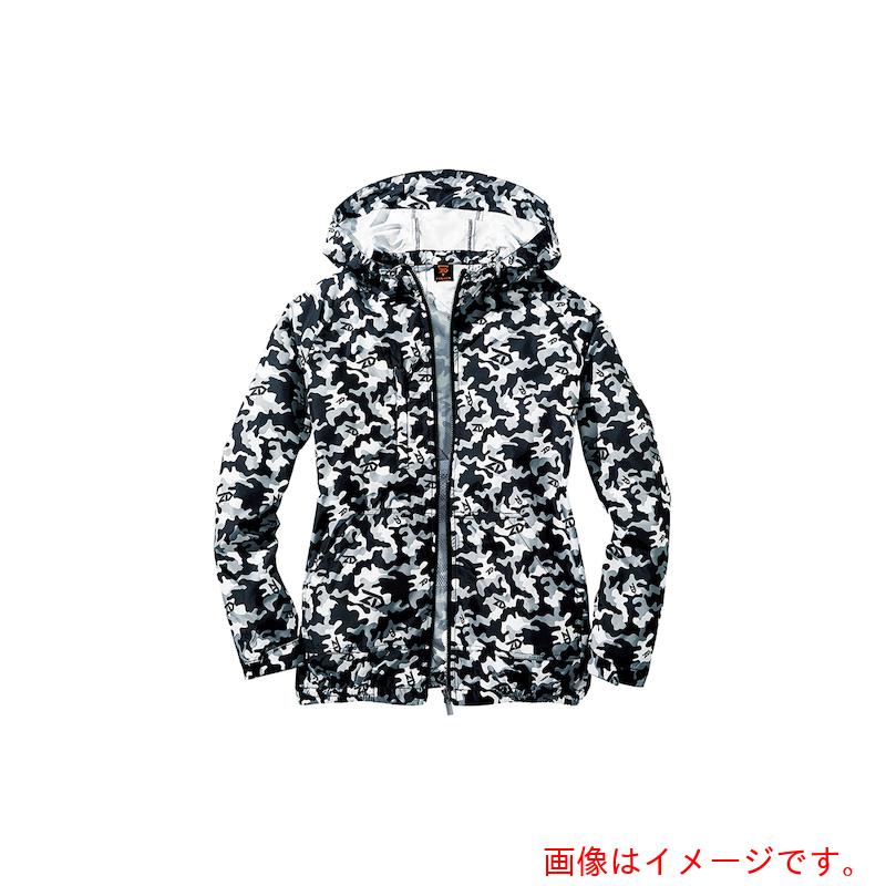 自重堂　空調服長袖ブルゾン　ブラツクカモフラ　Ｍ　【品番：74170-142-M】