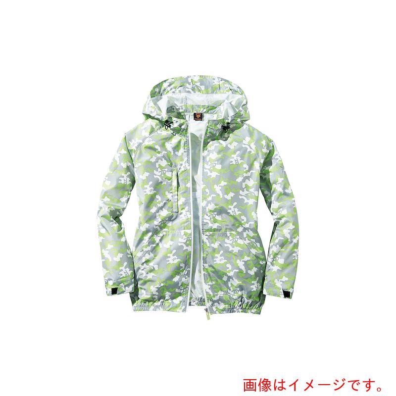 自重堂　空調服長袖ブルゾン　グリ－ンカモフラ　ＳＳ　【品番：74170-168-SS】