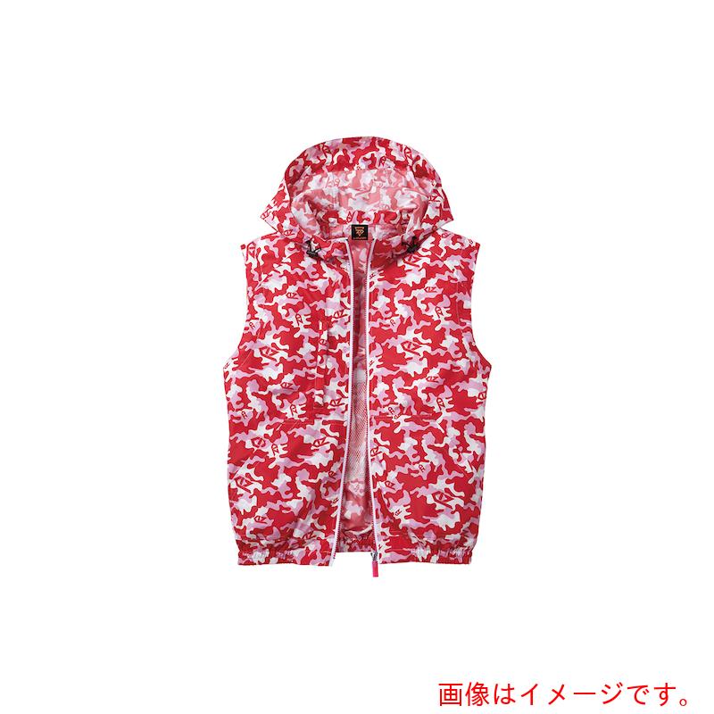 自重堂　空調服ベスト　ピンクカモフラ　４Ｌ　【品番：74190-169-4L】