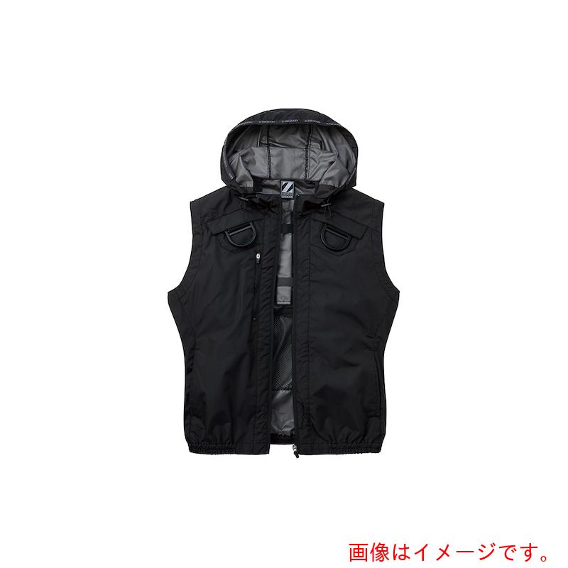 自重堂　空調服ベスト　ブラツク　ＥＬ　【品番：74200-044-EL】