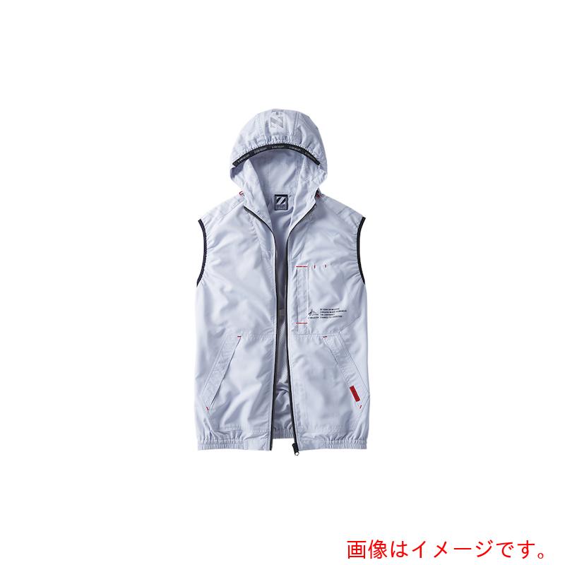 自重堂　空調服ベスト　シルバ－　Ｓ　【品番：74250-036-S】