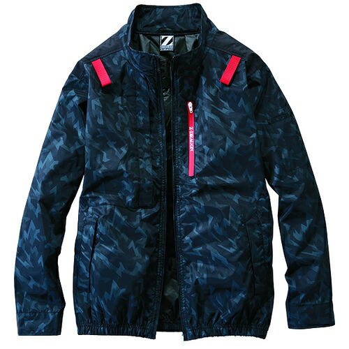 自重堂　Ｚ－ＤＲＡＧＯＮ　空調服長袖ブルゾン　ブラックカモフラ　Ｌサイズ　【品番：74330-142-L】